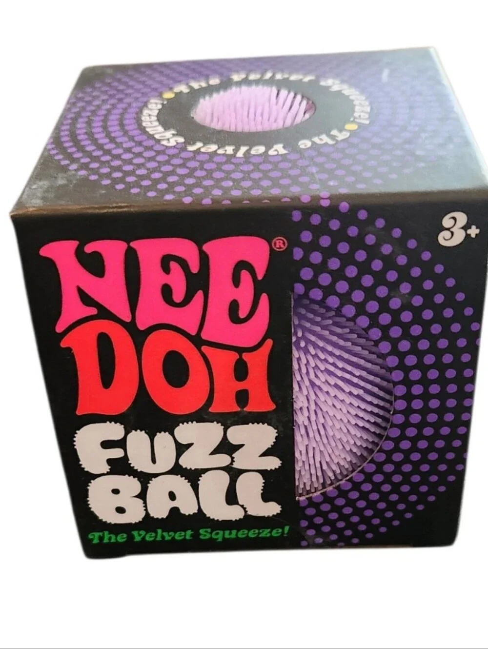 NeeDoh | Toys | New Needoh Fuzz Ball The Velvet Squeeze Purple Squishy ...